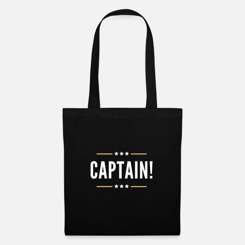 CAPTAIN! - Stoffbeutel - Schwarz