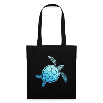 Turtle Turtle Gift Idea Turtles Sea - Tote Bag - black - Front