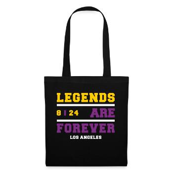 Legends Are Forever - Sac en tissu - noir - Devant