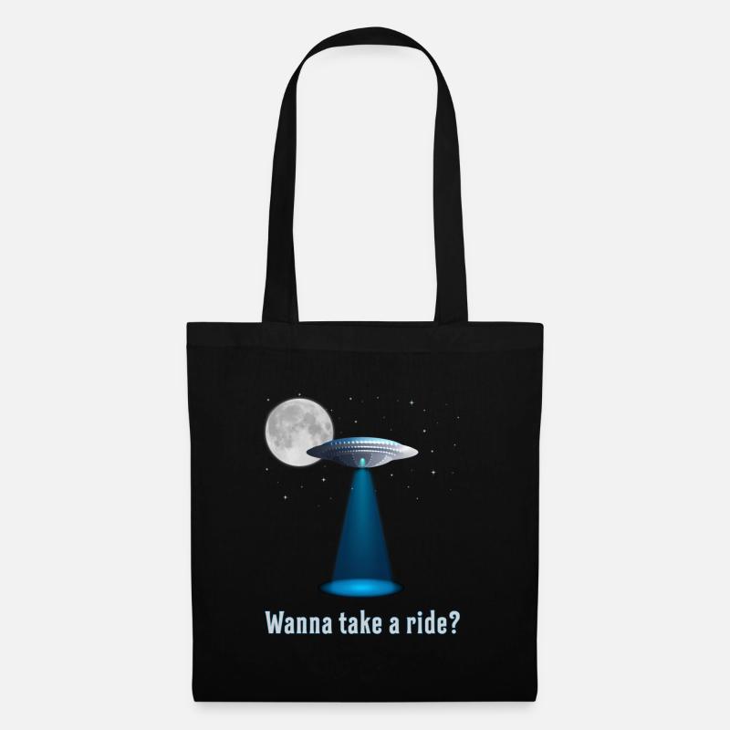 Alien Aliens Ufo Space Space Gift Idea - Tote Bag - black