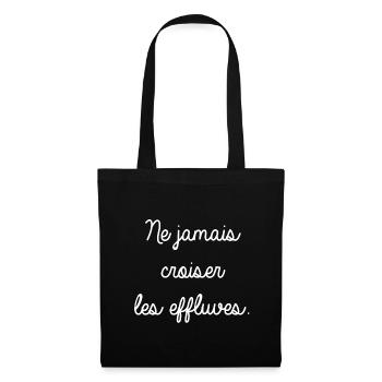 citation film SOS fantômes croiser effluves humour - Sac en tissu - noir - Devant