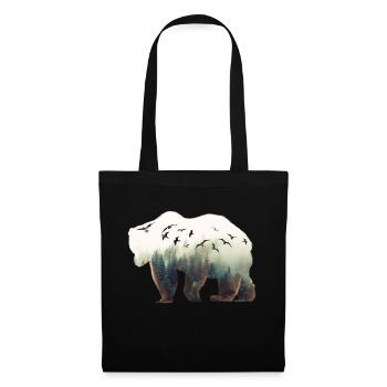 Naturbär - Stoffbeutel - Schwarz - Vorne