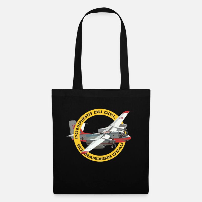 Water bomber tracker - Tote Bag - black