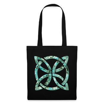 noeud celtique 10 e 247 - Sac en tissu - noir - Devant