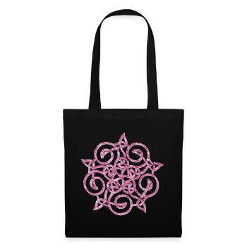 noeud celtique 20 e 60 - Sac en tissu - noir - Devant