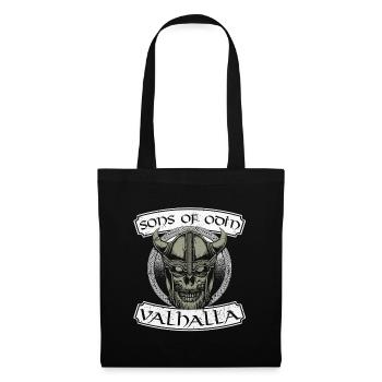 Viking Viking Valhalla Odin Thor Teutonic Wolf - Tote Bag - black - Front