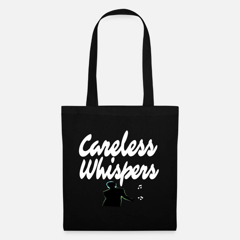 careless whisper George T-Shirt Gift idea - Stoffbeutel - Schwarz