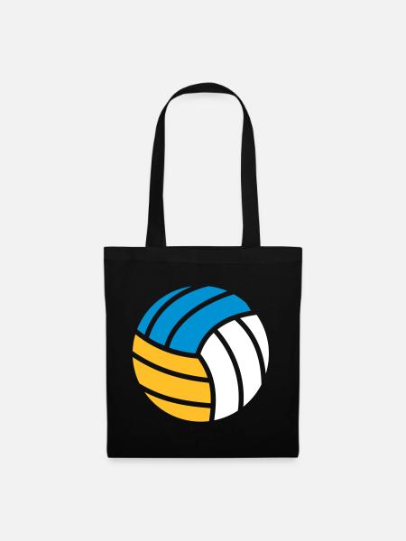 Beachvolleyball - Stoffbeutel - Schwarz