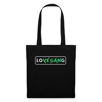 Vegan Vegan Vegan Vegan Vegan Veggie cadeau - Sac en tissu - noir - Devant