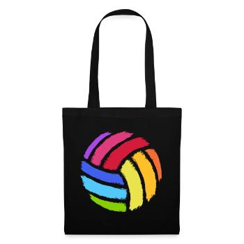 volley- - Sac en tissu - noir - Devant