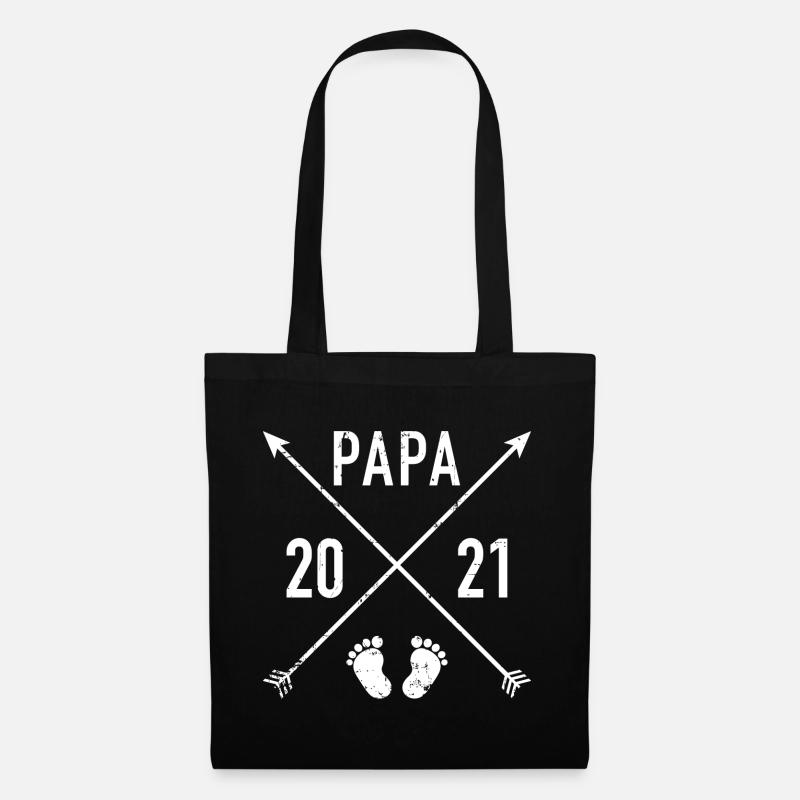Papa 2021 - Stoffbeutel - Schwarz