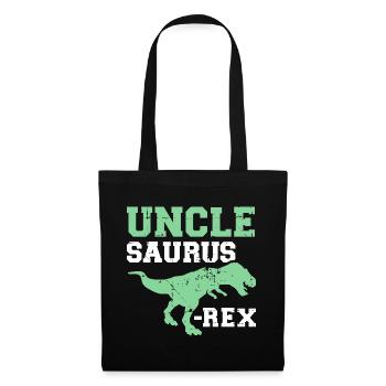 oncle - Sac en tissu - noir - Devant