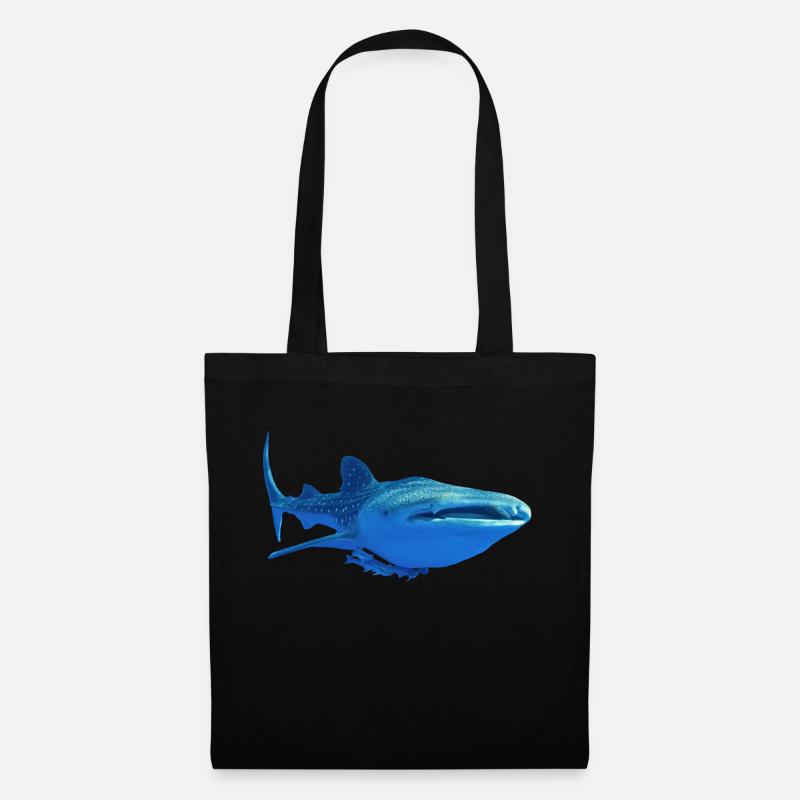 whale shark4k - Tote Bag - black