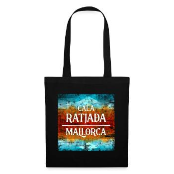 Festive Mallorca fan design - Tote Bag - black - Front