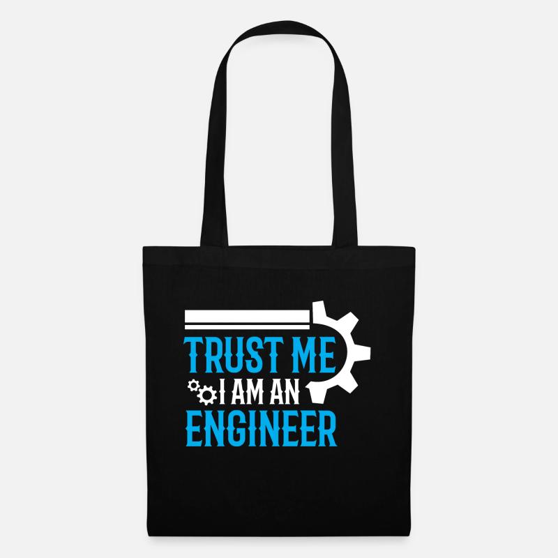 Trust Me I am Engineer - Tote Bag - black