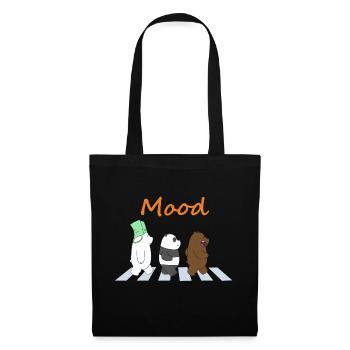 Funny Bears, Animals, Friends shirt, Cute Shirt - Tote Bag - black - Front