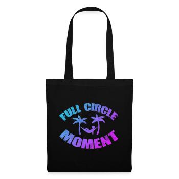 Full Circle Moment Palms Trash TV Design - Tote Bag - black - Front