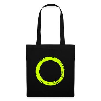 Cercle - Sac en tissu - noir - Devant