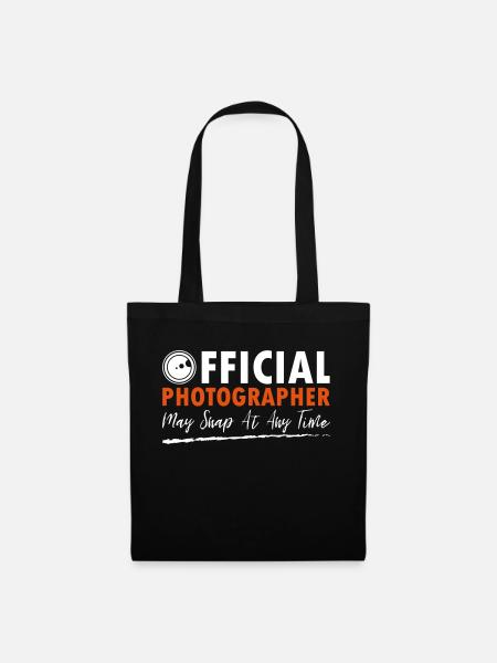Official Photographer - Stoffbeutel - Schwarz