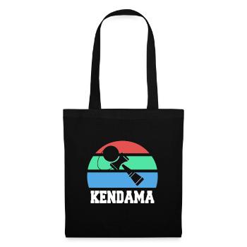 Kendama - Stoffbeutel - Schwarz - Vorne