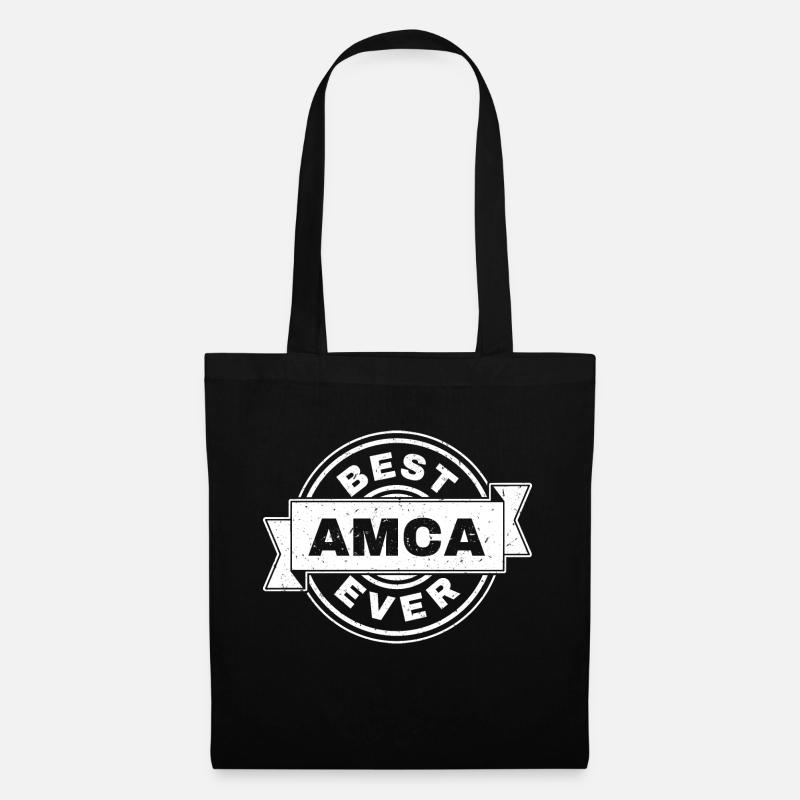 Best Amca Ever - Stoffbeutel - Schwarz
