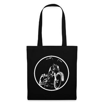 chopper logo - Tote Bag - black - Front