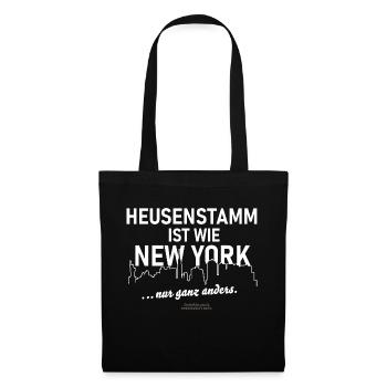 Heusenstamm ist wie New York - Stoffbeutel - Schwarz - Vorne
