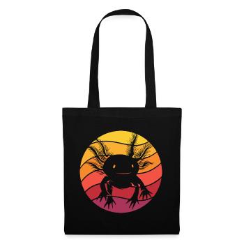 Axolotl Retro Style Vintage - Tote Bag - black - Front