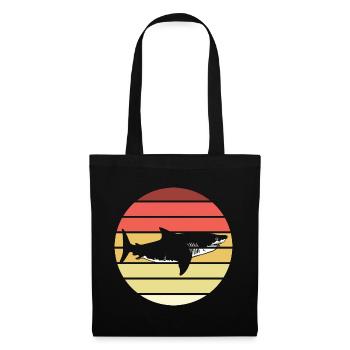 Hai Retro Style Vintage - Stoffbeutel - Schwarz - Vorne