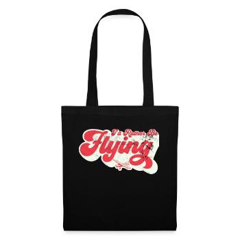 Je préférerais en pilotant l’aviation - Sac en tissu - noir - Devant