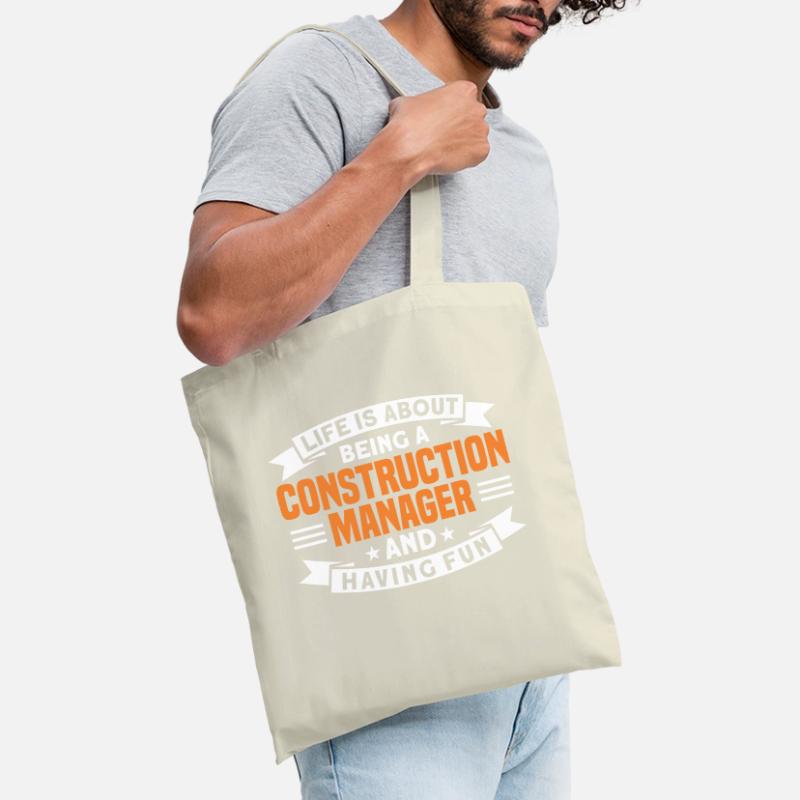 Construction Manager Construction Supervisor Construction Project Gift Tote Bag