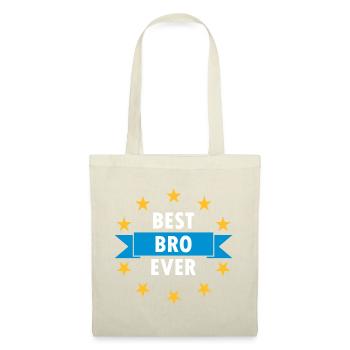 Meilleur bro de tous les temps (bannières, étoiles) - Sac en tissu - nature - Devant
