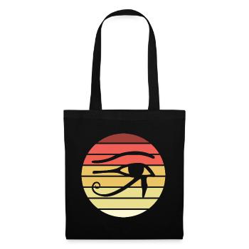 Eye Of Horus Retro Style Vintage - Tote Bag - black - Front