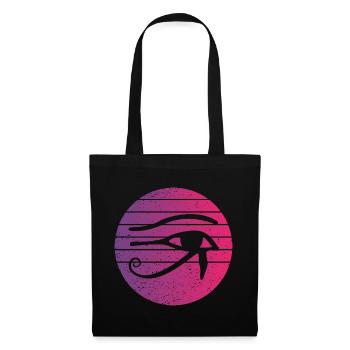 Eye Of Horus Retro Style Vintage - Tote Bag - black - Front