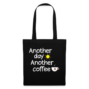 another day another coffee - Tote Bag - black - Front