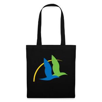 oiseau maritime qui vole charente - Sac en tissu - noir - Devant