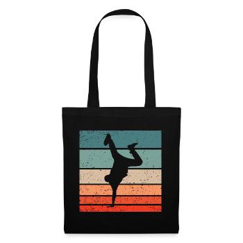 Breakdance Retro Style Vintage - Tote Bag - black - Front