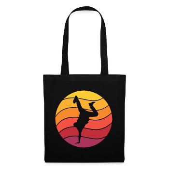 Breakdance Retro Style Vintage - Tote Bag - black - Front