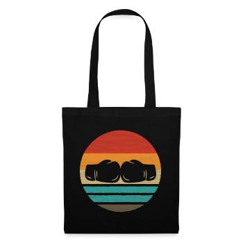 Boxen Retro Style Vintage - Stoffbeutel - Schwarz - Vorne
