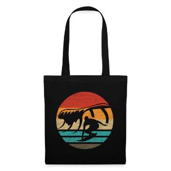 Surfing Retro Style Vintage - Tote Bag - black - Front