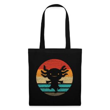 Axolotl Retro Style Vintage - Tote Bag - black - Front