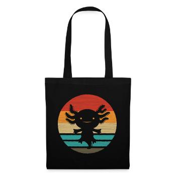 Axolotl Retro Style Vintage - Tote Bag - black - Front