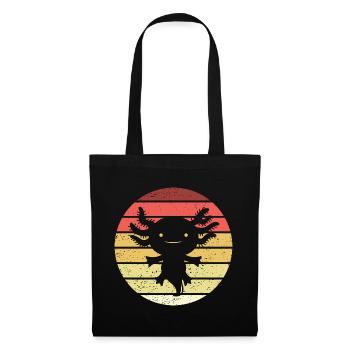 Axolotl Retro Style Vintage - Tote Bag - black - Front