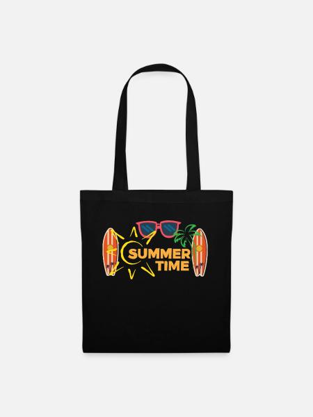 SUMMER TIME - Sac en tissu - noir