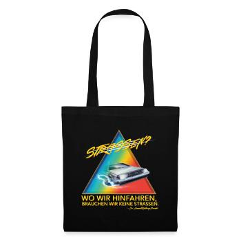 Back To The Future Wir Brauchen Keine Straßen - Tote Bag - black - Front