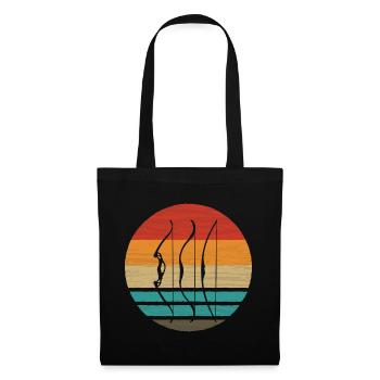 Archery Retro Style Vintage - Tote Bag - black - Front