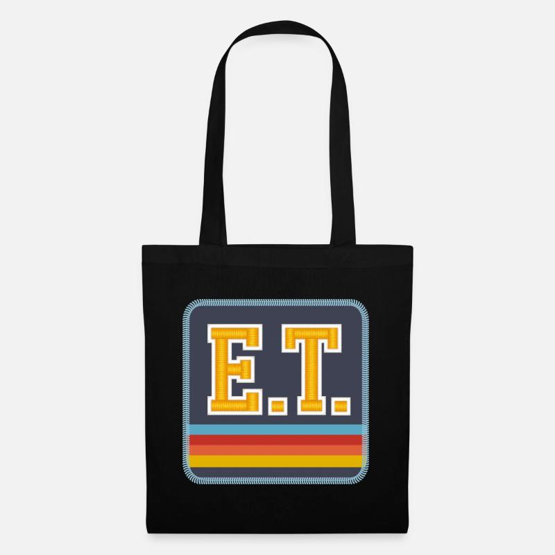 E.T. The Extra-Terrestrial Rainbow - Tote Bag - black
