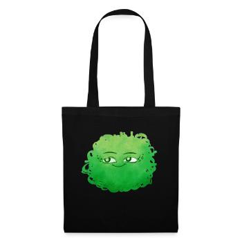Little Pelota Monster n°4 – green - Tote Bag - black - Front