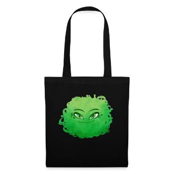 Little Pelota Monster n°10 – green - Tote Bag - black - Front