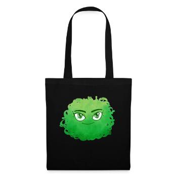 Little Pelota Monster n°6 – green - Tote Bag - black - Front